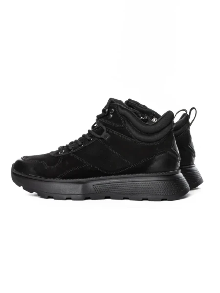 Ghete Barbati din piele naturala 5360 BLACK | ADVANCER