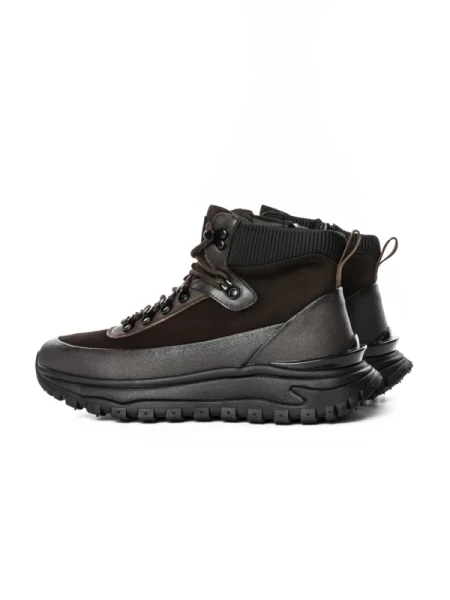 Ghete Barbati din piele naturala 5361 BROWN | ADVANCER
